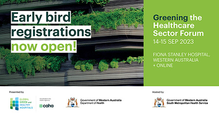 Greening the healthcare sector forum