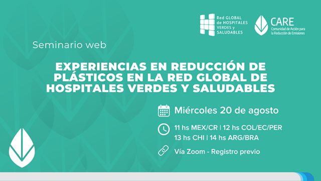 Experiencias en reducción de plásticos en la Red Global de Hospitales Verdes y Saludables