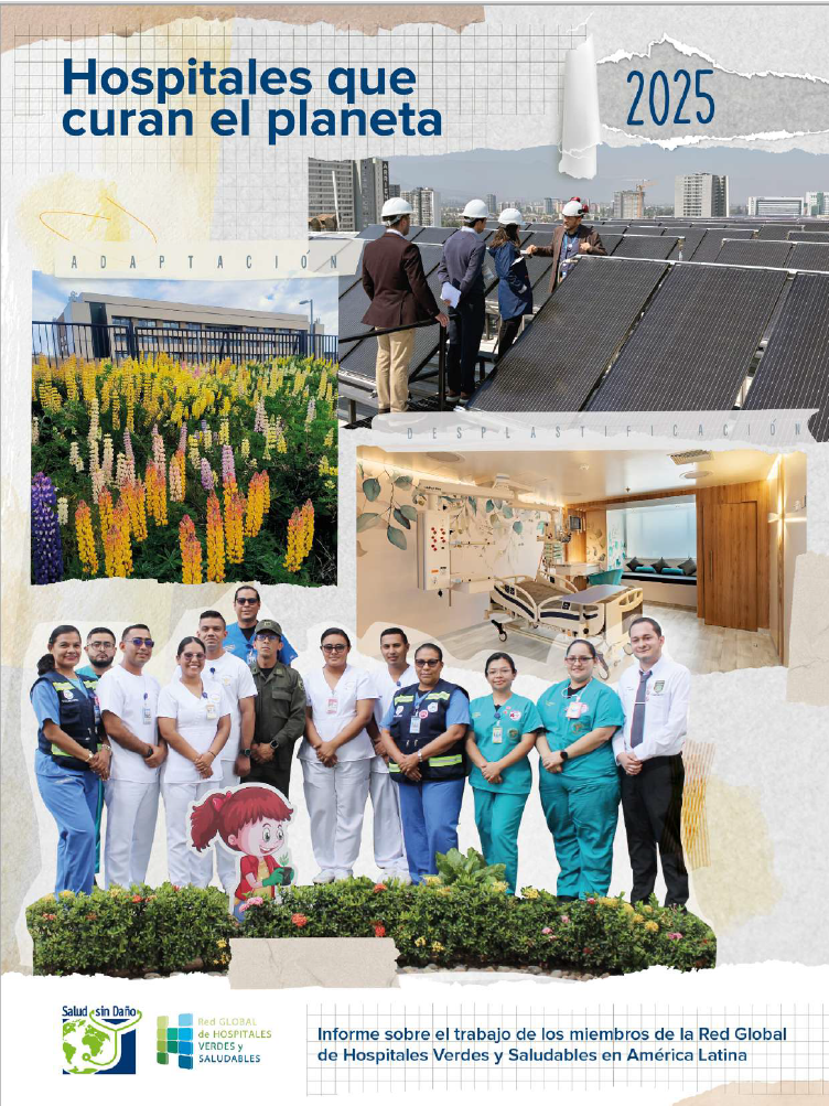 Tapa del informe Hospitales que curan el planeta 2025